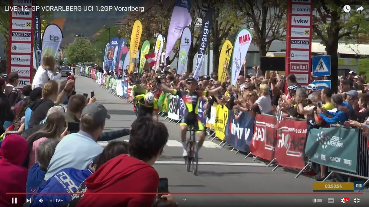 Michael Boros wins the 2023 GP Vorarlberg!

Moran Vermeulen in 2nd and Jaka Primoziv in 3rd. Great race by Marco Schrettl with a strong 4th place!

Super strong effort by Boros in the last climb to jump to the leading duo and then win a long sprint.

#GPVorarlberg