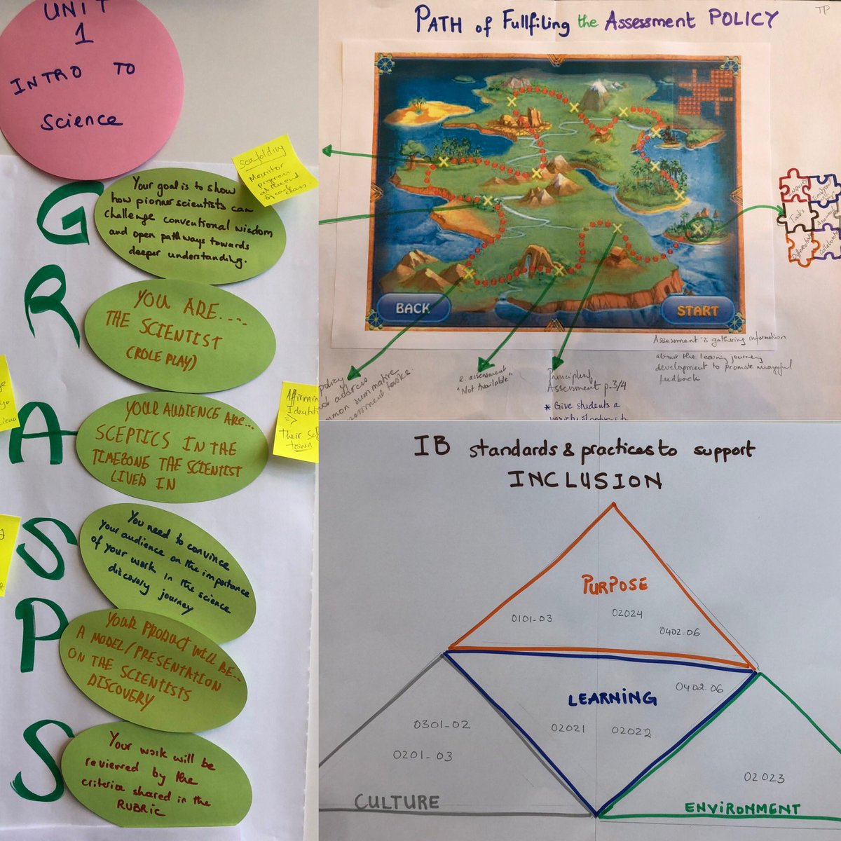 MYP science workshop cat.3 ✅- thank you to Elvira Chiquero for putting up with us for 3 days - while we dissect and pull apart assessment policies and grading criteria <a href="/iborganization/">International Baccalaureate</a> #Frankfurt #professionallearning