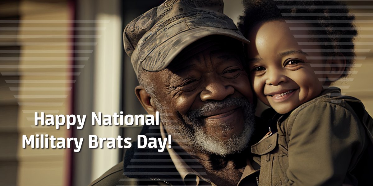The children of military service members deserve a big thank you today and every day. #NationalMilitaryBratsDay