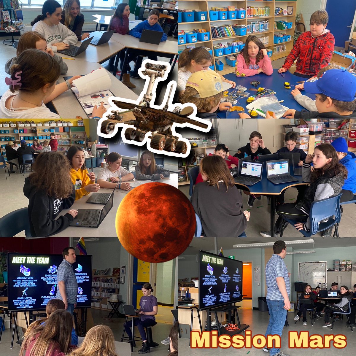 MadameMorganFI's tweet photo. #Grade6 looks a lot different in ‘23. Thanks @BLNL_mountpearl @mmelee5 @NatachaVautour @RyanFoleyNLESD for teaching us skills for the future. 
#STEM #STEMeducation #Science #tech #edutwitter @StTeresasSchoo1 @NLESDCA @MarsCuriosity @NASAPersevere #mars #space #programmer https://t.co/QFkMvJsxmp