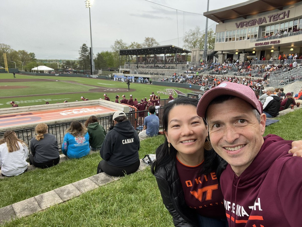 will869's tweet photo. It was a great night for a baseball game. Go Hokies! https://t.co/M4NpqShycU