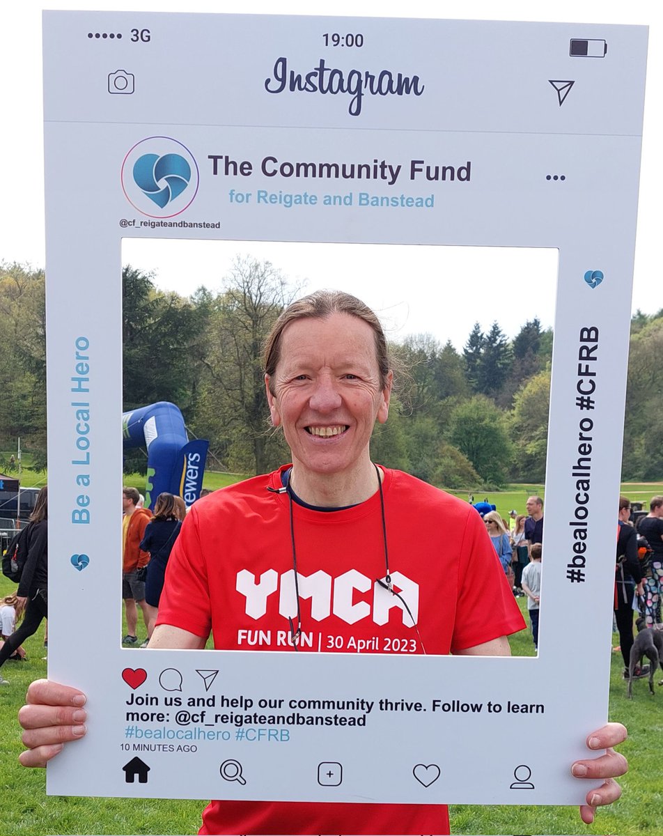 Great to meet up with @ian_burks at #ymcaeastsurrey Festival of Sport #priorypark #reigate #banstead #funrun