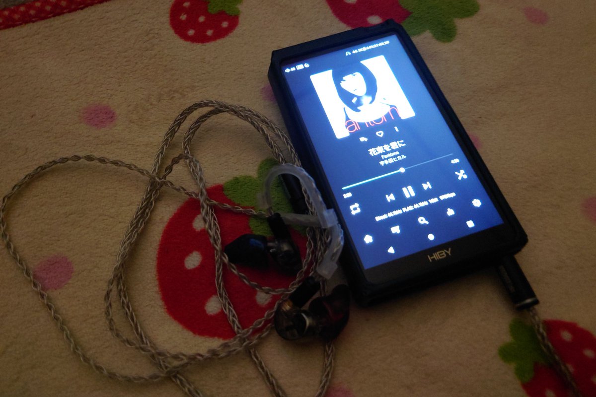 haruko_425's tweet photo. ギリギリ持ち運べるサイズ感とこの音質、有罪です🐸⭕️
#HiBy #R6Gen3 #SHURE #SE425 https://t.co/eNQ35Oswjp