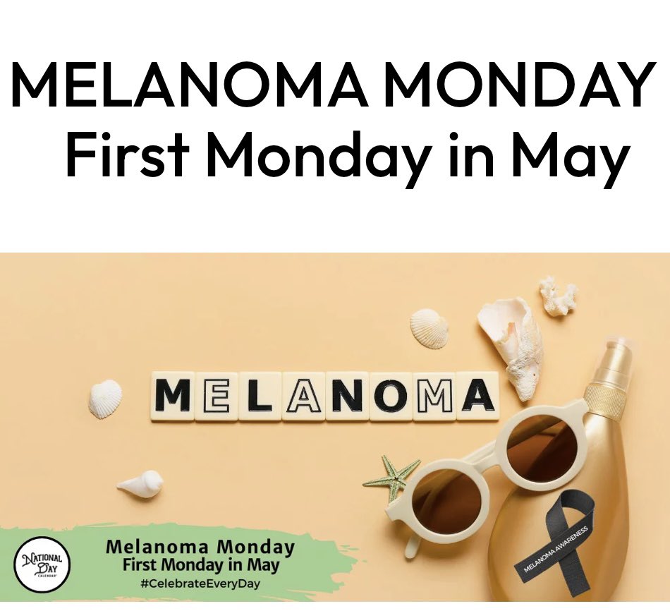 MelanomaAction's tweet image. Tomorrow 🎉Melanoma Monday 🖤 Wear black- tag us 🖤 #melanoma
