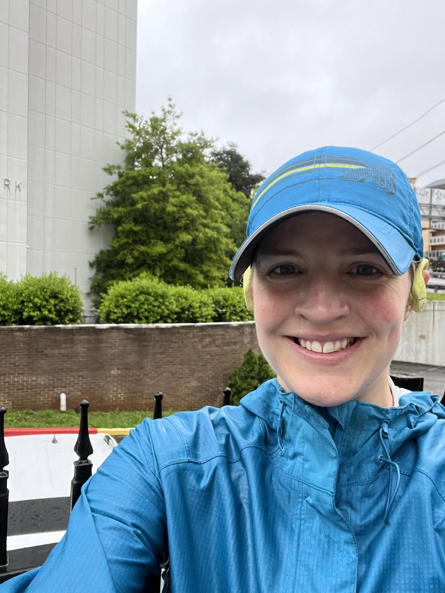 Rainy tour of Atlanta on a 5k run this morning. #running #runner #runchat #secondtrimester #runningfortwo