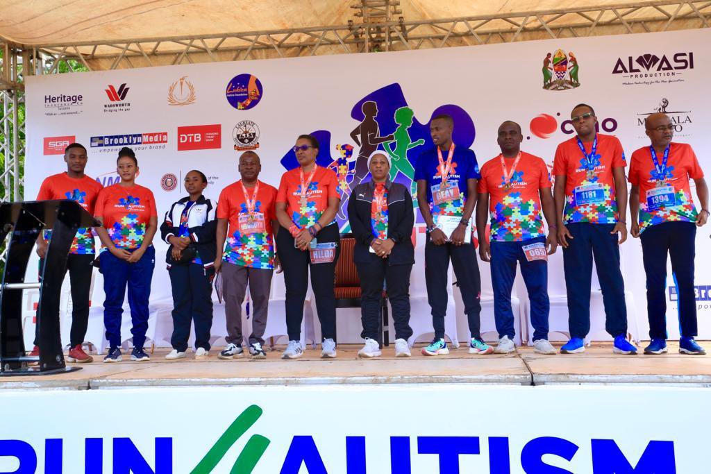 ummymwalimu's tweet photo. Kipekee, nampongeza Hilda Nkabe (Founder &amp; Executive Director wa Lukiza Autism Foundn/mama wa kijana mwenye Usonji kwa kazi yake nzuri ktk eneo hili. Niwapongeze wote walioshiriki mbio hizi na wadau mbalimbali waliochangia na kufanikisha vyema.
#AutismIsNotAnOption #AcceptanceIs https://t.co/9f2CNIVen7