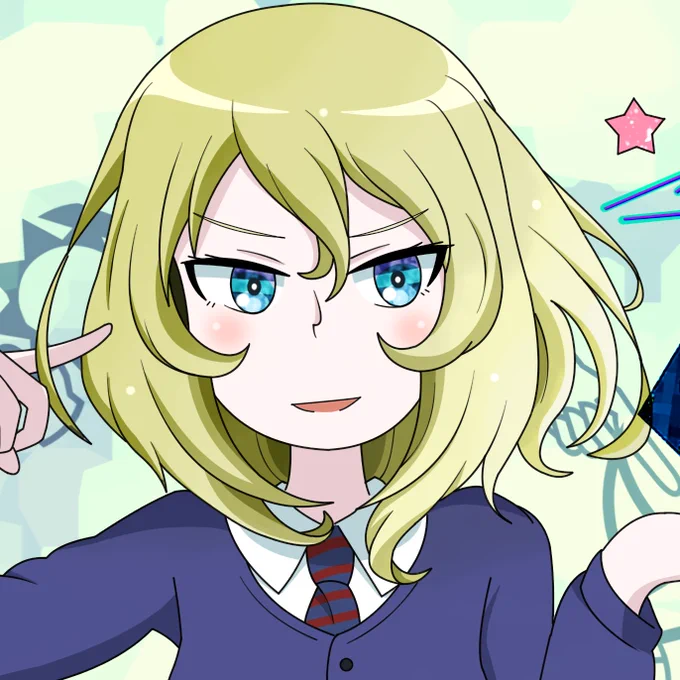 今月の顔。 ・月刊押田くん (ClipStudio &amp; Paint .net)  ・妙子ちゃん (ClipStudio &amp; Paint .net) ・ピエロ衣装のおっしー(愛称) (AzPainter) 
