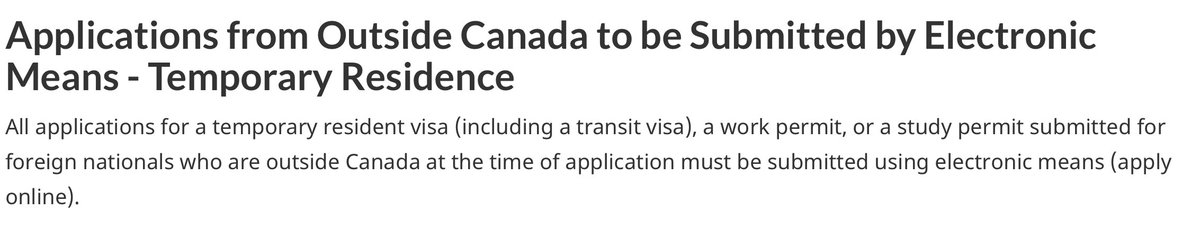 Starting April 1st, 2023, Canada <a href="/CitImmCanada/">IRCC</a> mandate e-application for Temp Resident Visa (with a few exemptions of course). 
On the other hand, <a href="/USCIS/">USCIS</a> <a href="/USCISDirector/">USCIS Director</a> just start to allow e-application on a few more forms.