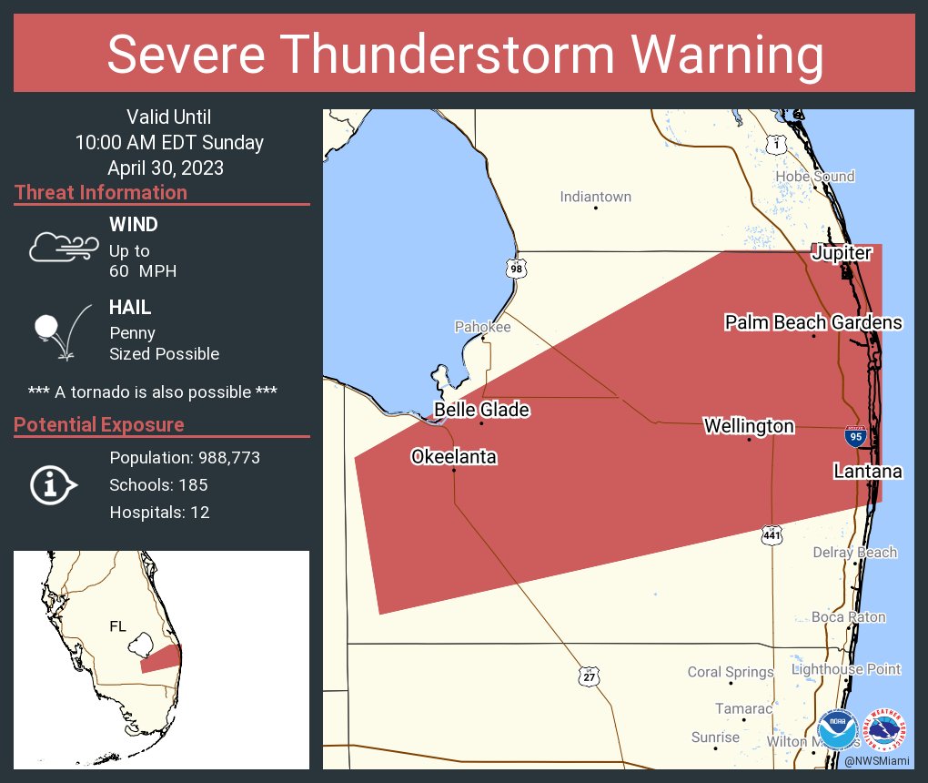 NWS Severe Tstorm tweet media