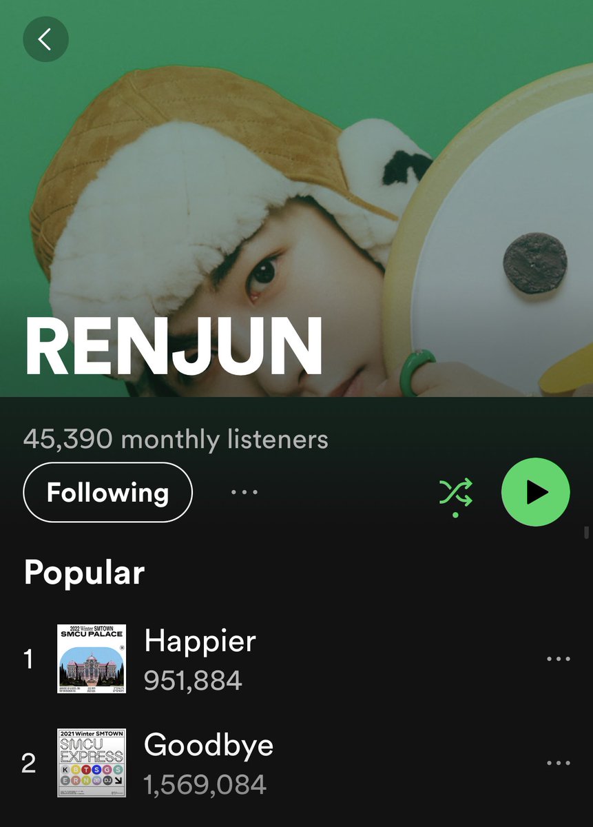 YoongJunnie's tweet photo. less than 50k to hit 1m streams 💪🏻💪🏻 #HappierWithRENJUN #สตรีมนี้เพื่อเหรินจวิ้น https://t.co/5QW8BT5KtE