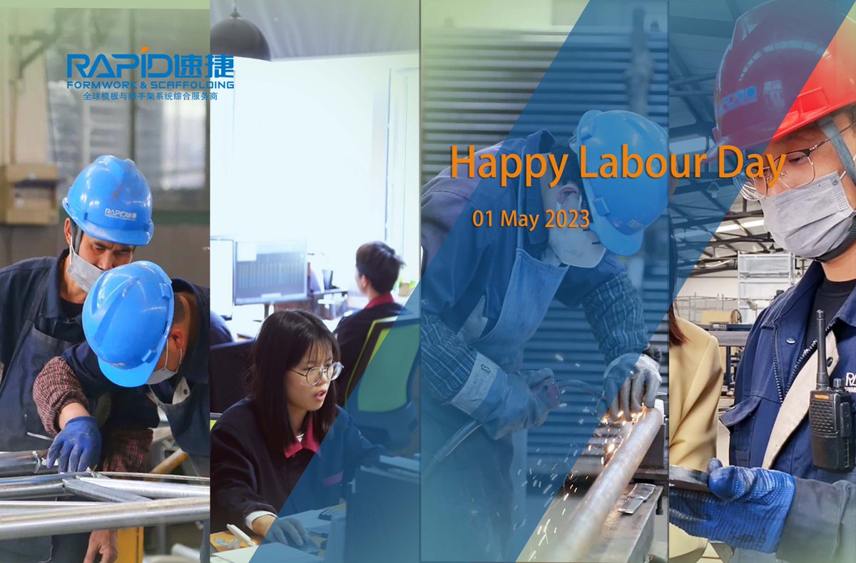 Chinesescaffold's tweet photo. Happy International Workers' Day! On this day, we celebrate the hard work and dedication of all workers around the world.

#RapidScaffolding #InternationalWorkersDay #ConstructionSolutions #ReliableSupport #construction https://t.co/cDmiaK5nYw