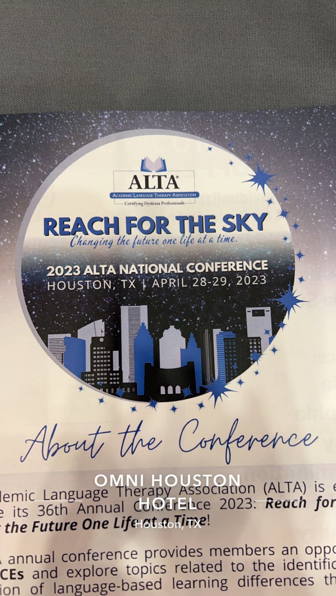 Just finished an amazing conference, focused on how to improve dyslexia therapy, for children and young adults. Walked away with useful strategies and techniques!