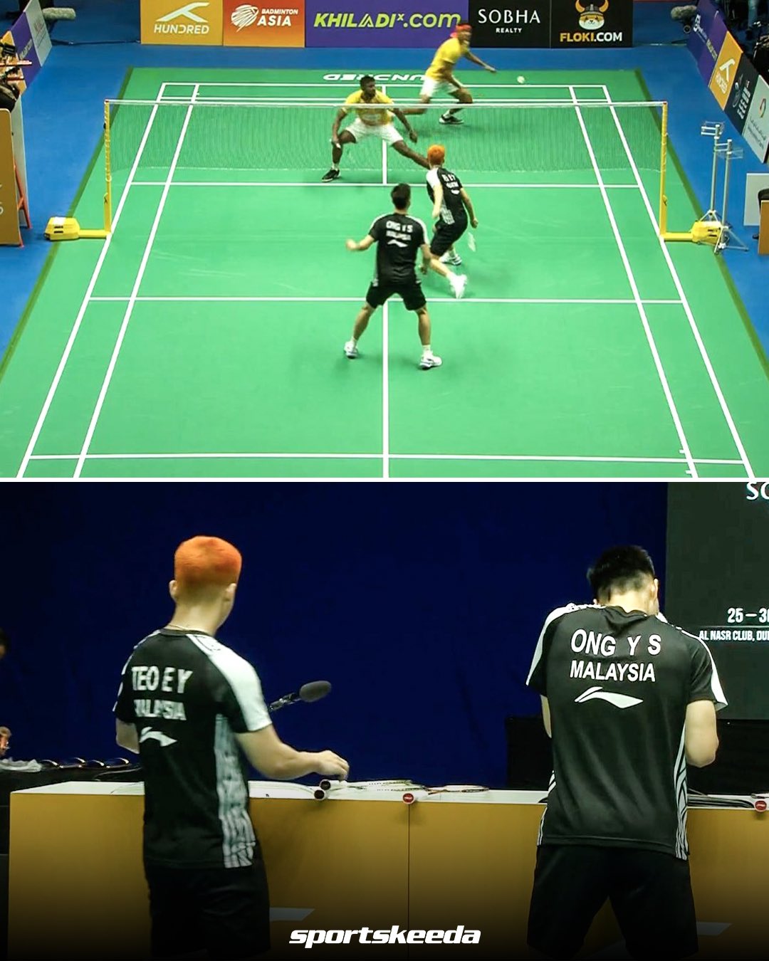 asia badminton championship live score