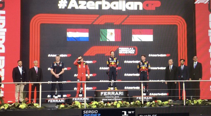 <a href="/FanaticsFerrari/">Ferrari News 🐎</a> Also he was standing at the 2.place podium 😂😂