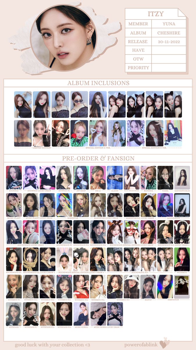 ITZY cheshire photocard template (with pobs) [pobs: kms, withmuu