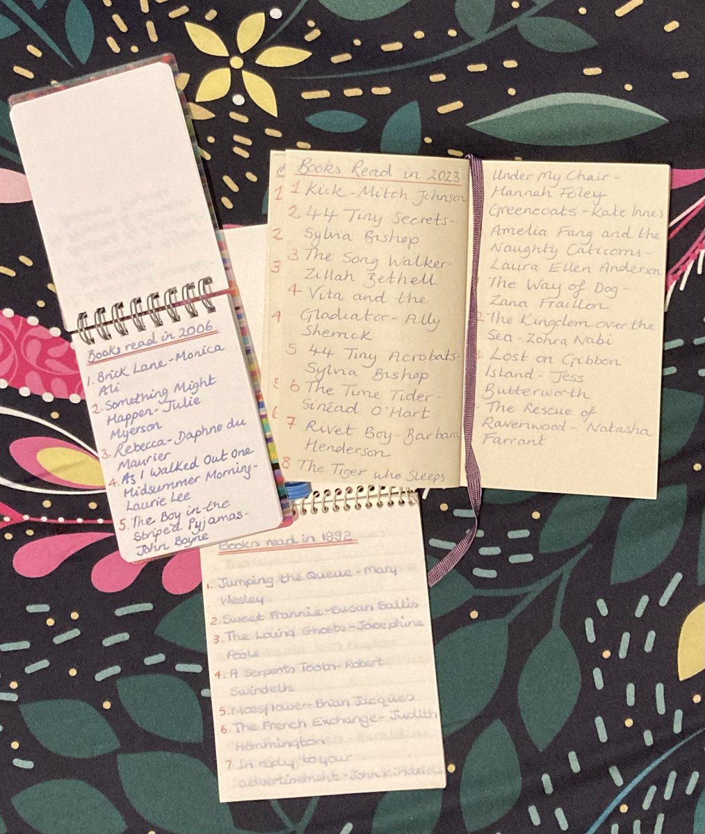 GetKidsin2Books's tweet photo. In 1992 (at the age of 15), I began keeping a log of every book I read. I love having this record of my reading tastes and habits over the years.
#bookblogger #bookworm #AlwaysAReader #bookjournal https://t.co/jq3f0dCogj