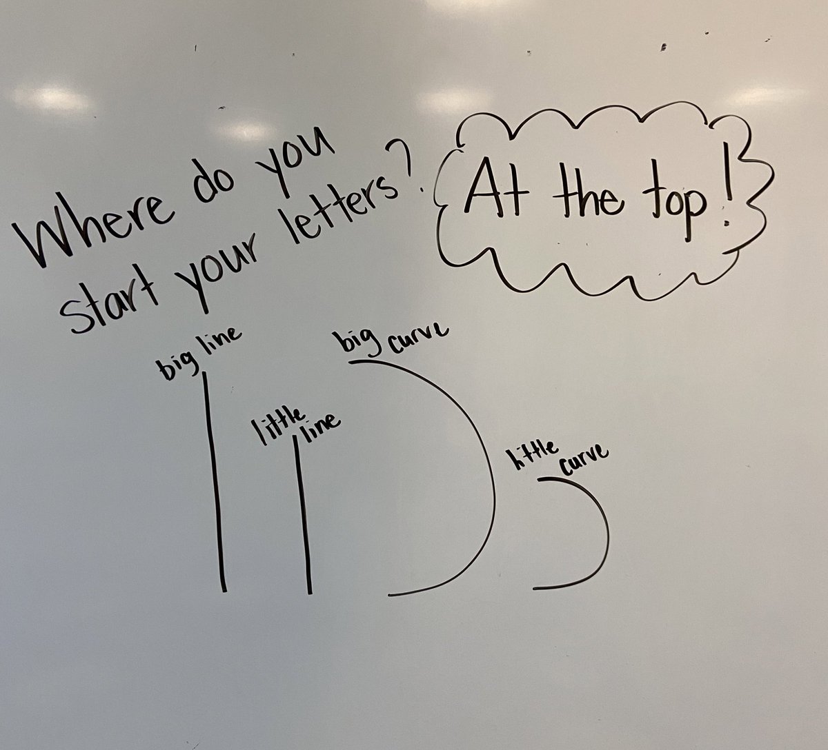MrsPopko's tweet photo. April 24-28 We…started two new units of study, shapes in math and I belong in social studies. We had to gym in the ‘big’ gym. We also had fun working on making big lines, little lines, big curves, and little curves. These will help us when we start printing uppercase letters. https://t.co/w1C7JuvbsK