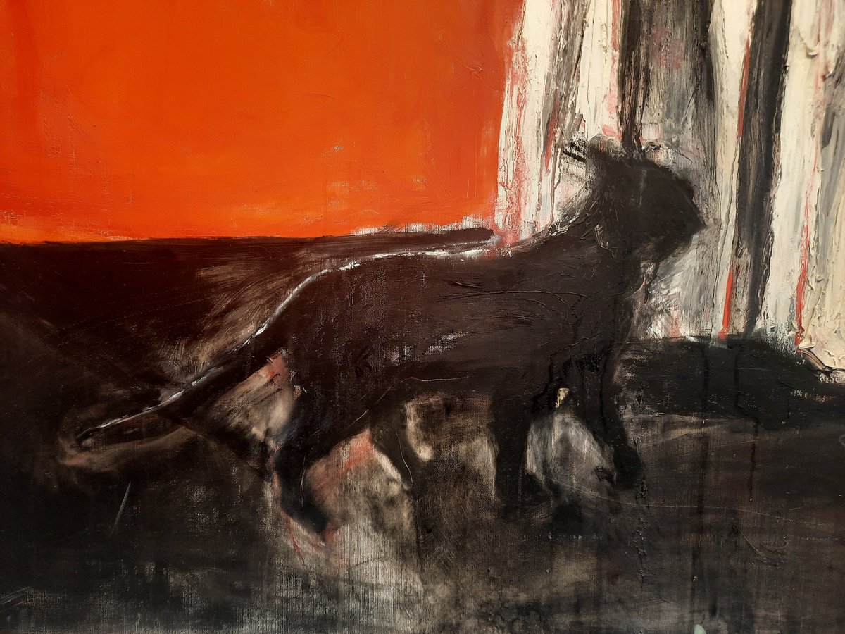ruth_millington's tweet photo. Chandeliers, black cats, corsets on headless mannequins, shadowy interiors. @shanipainter's superb and unsettling solo show @connaughtbrown is open 🖤 https://t.co/XR5WB1HA08