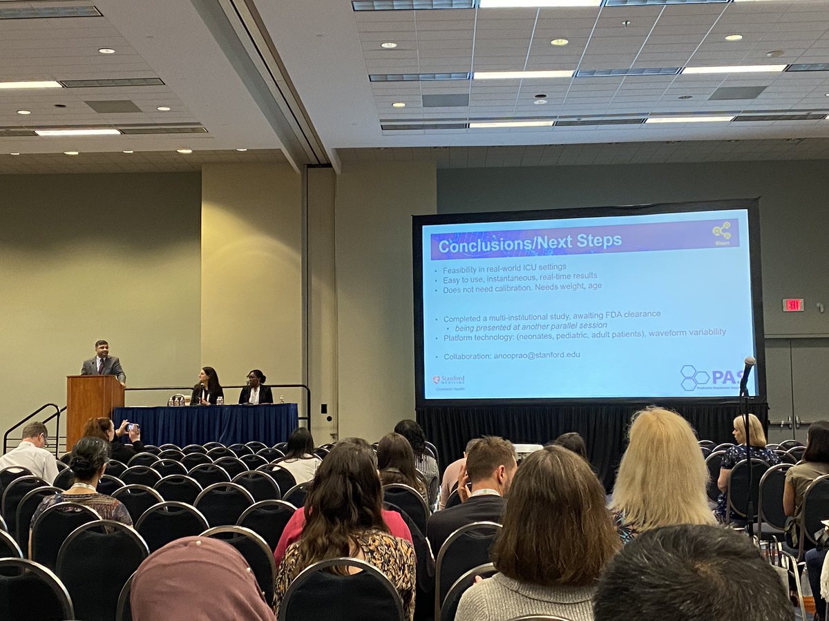 @StanfordNeo faculty Anoop Rao shares exciting work on the holy grail of continuous noninvasive blood pressure monitoring at #PAS2023