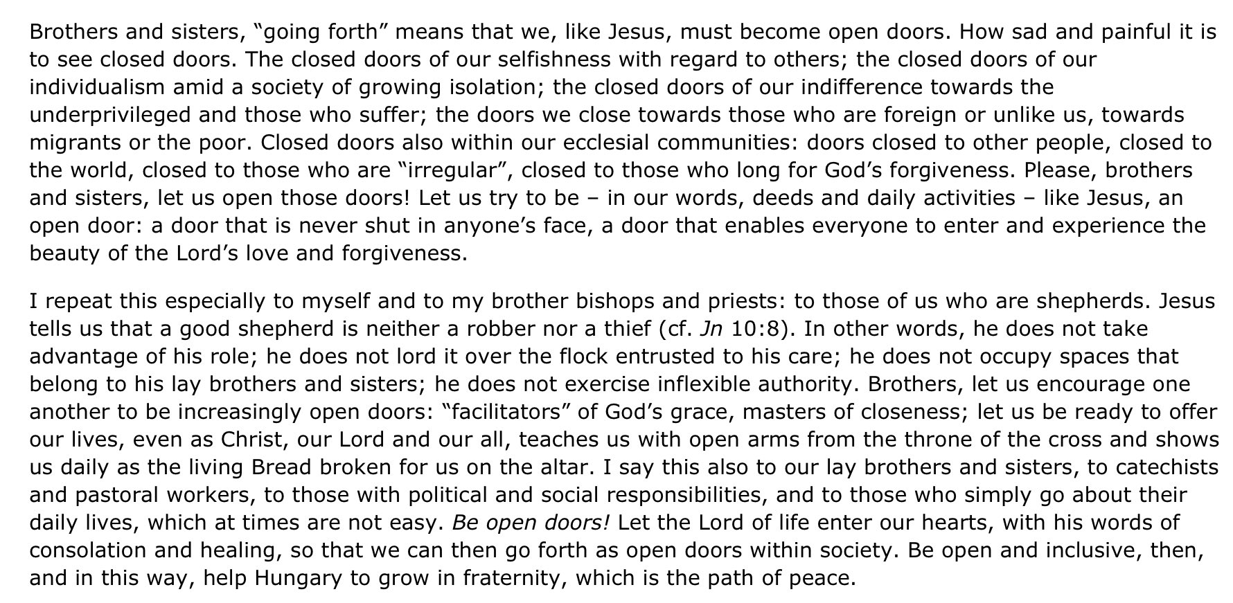 Austen Ivereigh on Twitter: "Ten years ago, in his pre-conclave speech