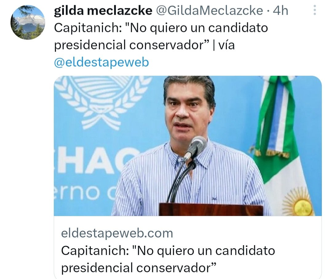 CesarRuben33's tweet photo. Hilo
PROPUESTAS CANDIDATOS
#NACyPOP
https://t.co/LVu4oyT2D8
NUNCA MÁS
UN presidente
NI CANDIDATO A presidente
CONSERVADOR
CENTRALISTA(Unitario)
Y AntiNacionalista
Casi APÁTRIDA(Si ya No lo es)
Otro Compañero Federalista
@JuanGrabois
https://t.co/u2LcFevUs1
PRESIDENCIABLE https://t.co/J1473KthSQ