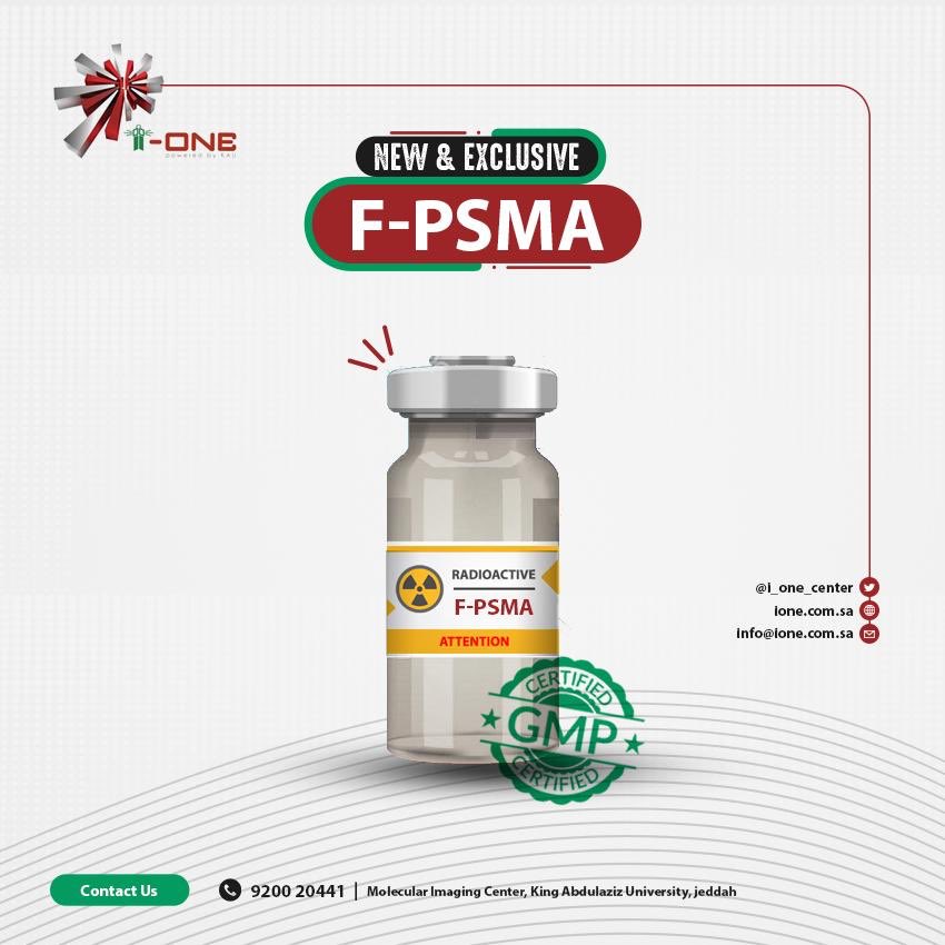 We couldn’t be happier to welcome the GMP certified 18F PSMA into the Molecular Imaging Center – I-ONE family.

We are pleased to receive your requests for PSMA PET/CT Scan.