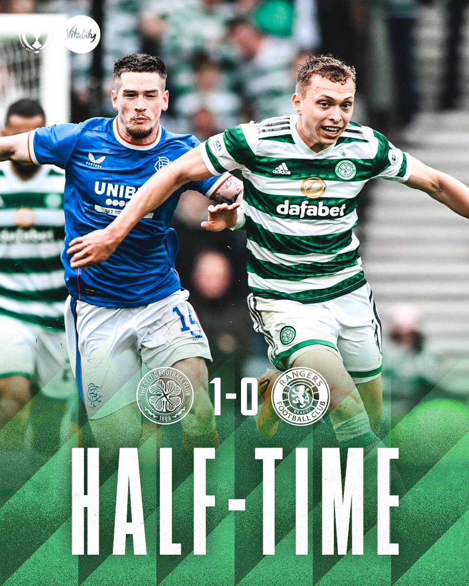 The Celts lead at the break! ✊

#CELRAN | #ScottishCup | #COYBIG🍀