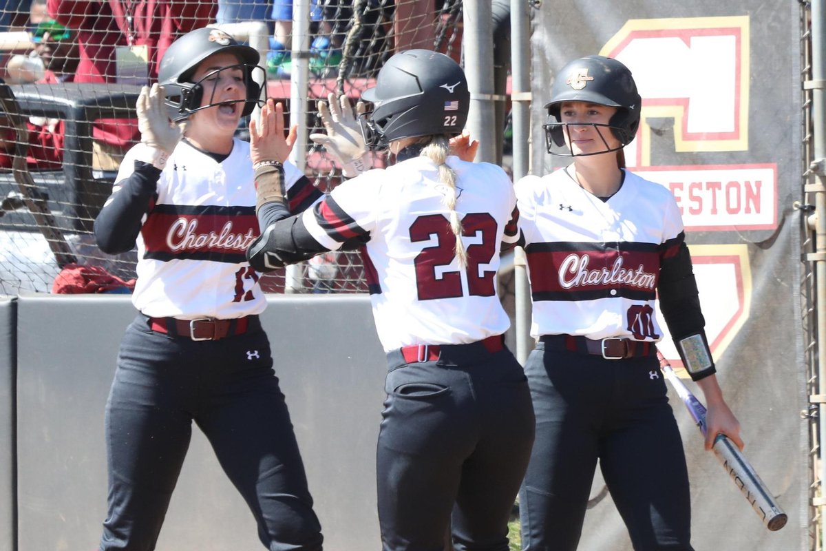 CAASports's tweet photo. 🥎 With yesterday's results, @CofCSoftball is in the #CAAChamps! The Cougars are back for the second straight season. https://t.co/Mnuka9jv4M
