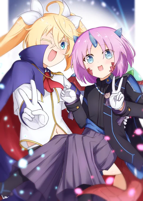 流浪の騎士と輝く勇者騎士☆ #PFSOZ #Skeb 