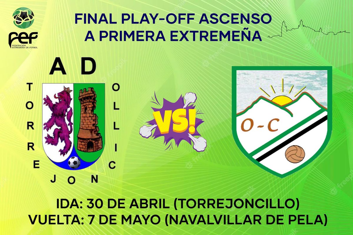 TorrejoncilloAD's tweet photo. 💚 ¡A POR TODAS VERDES!

🔜 Todos a las 18:30 h. esta tarde en el Poli para seguir haciendo historia de la mano de la @TorrejoncilloAD.

📲 #TodoAlVerde #TorrejoncilloSiempreDeporte #ADTorrejoncillo https://t.co/Q9z4SQbBji
