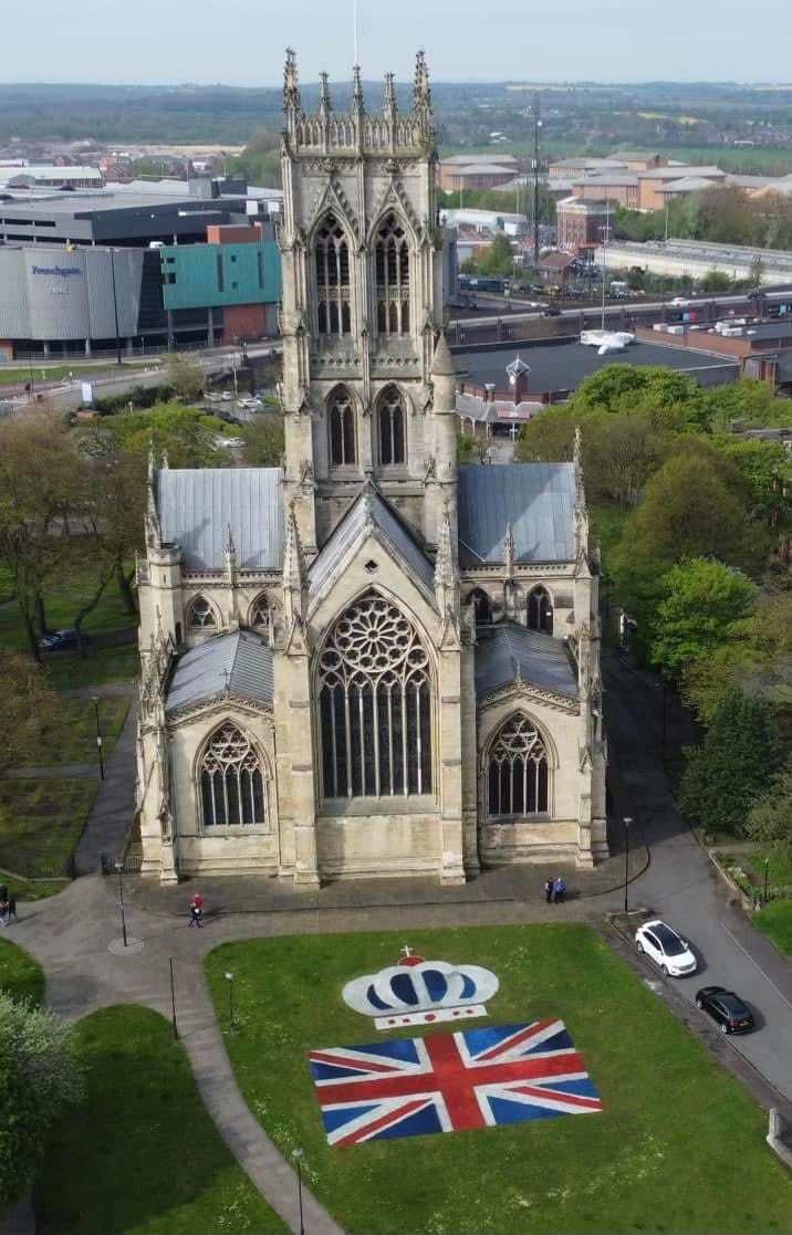 David Stevens (@revdstevens) on Twitter photo All ready for Coronation Weekend. Thank you to the council for their painting of the green <a href="/DonMinster/">Doncaster Minster</a> <a href="/MyDoncaster/">City of Doncaster Council</a> Join us next week at our Coronation Flower Festival with Doncaster College, Coffee and Company on Friday morning and our Coronation Eucharist next Sunday at 11am All ready for Coronation Weekend. Thank you to the council for their painting of the green <a href="/DonMinster/">Doncaster Minster</a> <a href="/MyDoncaster/">City of Doncaster Council</a> Join us next week at our Coronation Flower Festival with Doncaster College, Coffee and Company on Friday morning and our Coronation Eucharist next Sunday at 11am