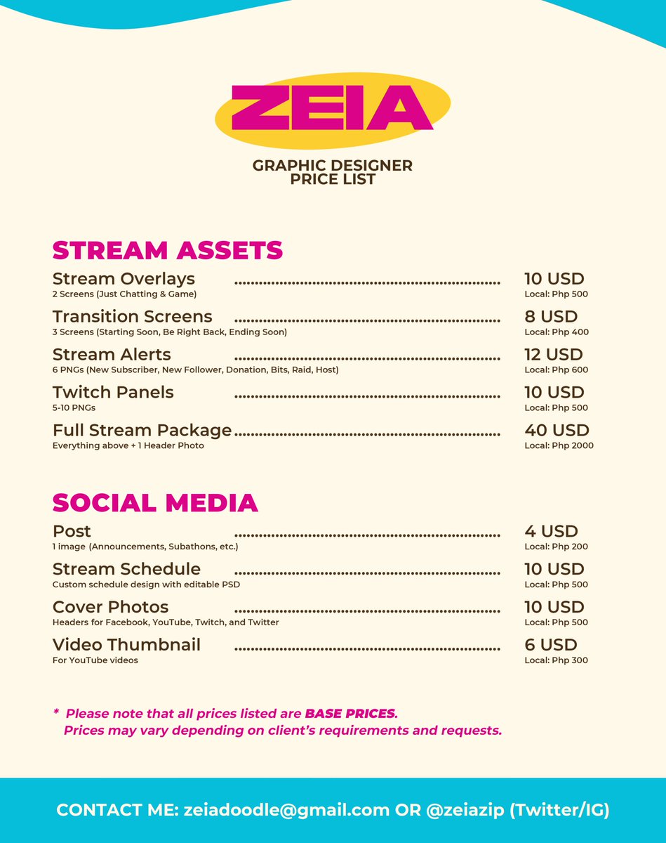 zeiadoodle's tweet photo. i'm finally opening commissions for stream packages &amp; assets!!

💛4 SLOTS for May
💛see thread for other designs and previous comms
💛see https://t.co/7SIMSTRM7M for my ToS and portfolio
💛DM if interested!

RTs are appreciated!! 🥹

#TwitchAssets #TwitchOverlay #TwitchStreamer https://t.co/XoMVmIRVbg