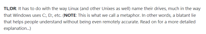 EmmaDSCodes's tweet image. #StackExchange can be pretty spot on hilarious sometimes. "This is what we call a metaphor. In other words, a blatant lie that helps people understand without being even remotely accurate."