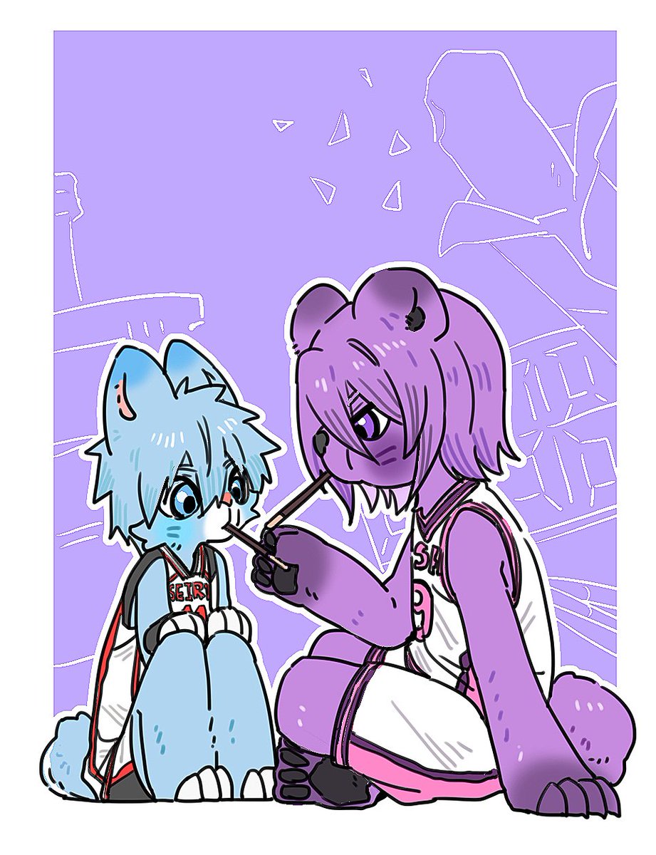 Ao_crow's tweet photo. 摸摸兽体#黒子のバスケ https://t.co/JXCmFL6iHP