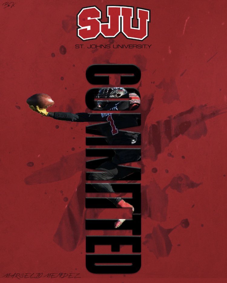 Excited to announce that I am officially committing to Saint John’s University. Can't wait to join the team and contribute to their tradition of academic and athletic excellence. Thank you to my family, and coaches!  <a href="/SJUGaryFasching/">Gary Fasching</a> <a href="/SJUFBCoachDumo/">Damien Dumonceaux</a> <a href="/TNTACADEMY1/">TNTACADEMYSP</a> <a href="/kole_heckendorf/">Kole Heckendorf</a>