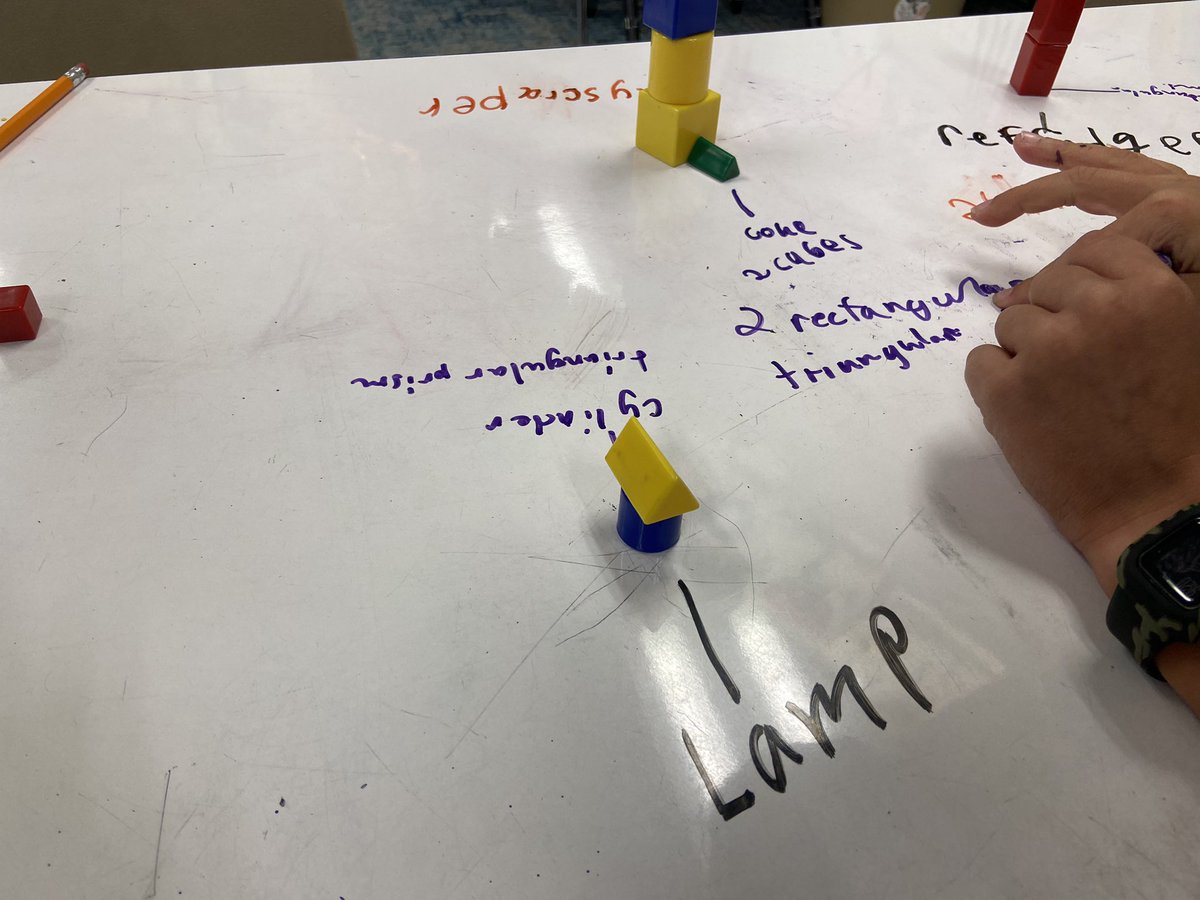 MrsMontegudo's tweet photo. Using 3D shapes to create objects. @HebronValleyES https://t.co/XwVPihgQ0Y