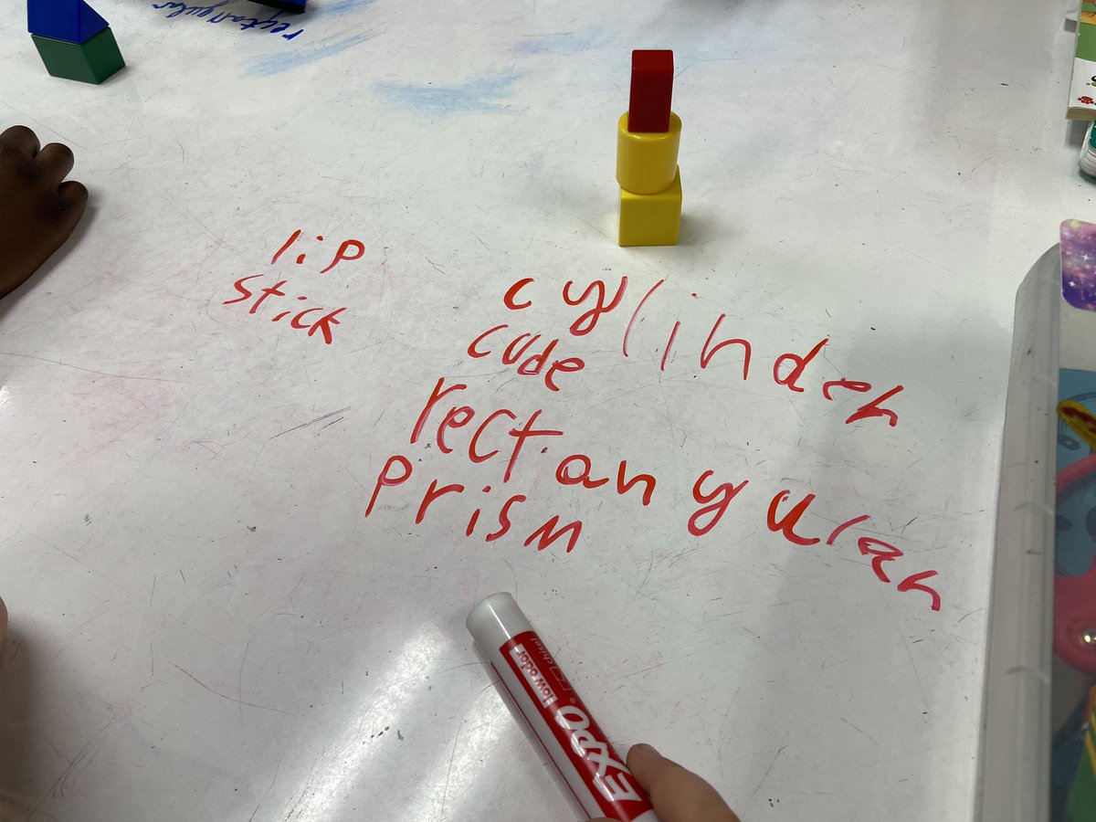 MrsMontegudo's tweet photo. Using 3D shapes to create objects. @HebronValleyES https://t.co/XwVPihgQ0Y