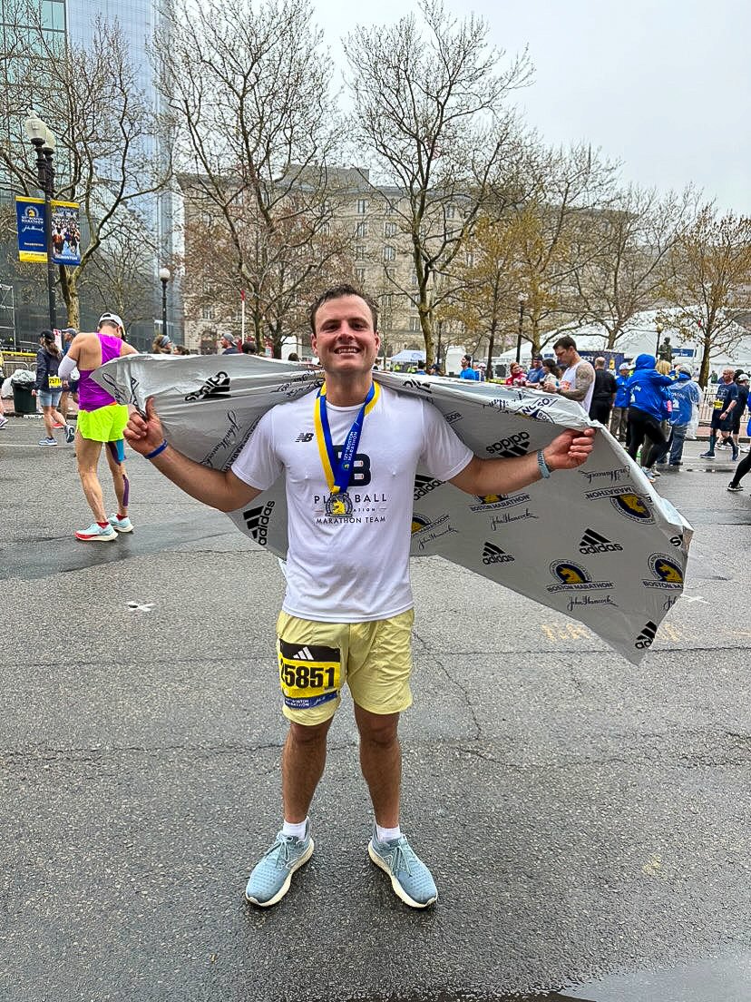 TrinityPawling's tweet photo. ALUMNI SPOTLIGHT: Chris Ryan ’14 &amp; Matt Ernster ’18 both ran in the #BostonMarathon to raise money for 2 important causes — Chris for the Play Ball Foundation and Matt for the MA General Hospital's Emergency Response Team.

Chris &amp; Matt, you make us proud! Well done! #TPshoutout https://t.co/V93VQDqvCQ