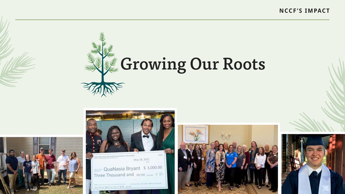NCCF's tweet photo. We are pleased to share this snapshot of our impact across the state in 2022. Together we’ve established a powerful root system of support across the state, particularly in our rural communities. 
🔗 Read more: https://t.co/QBKIjzjqbR 
#StateofGenerosity https://t.co/SbNc0TRUGM