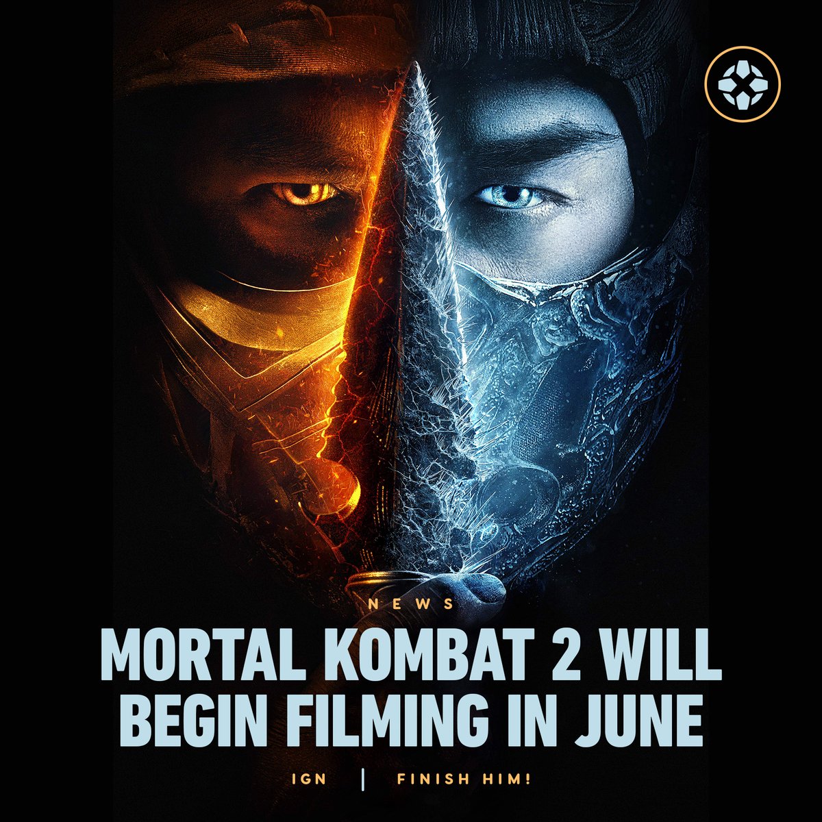 IGN's tweet photo. Mortal Kombat 2 producer Todd Garner confirmed on Twitter that the much anticipated sequel will begin filming in June and finish in September. https://t.co/UJHNdlwrya