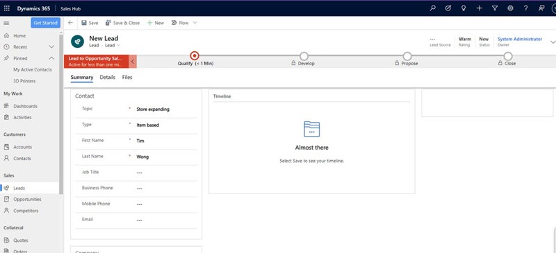 'Creating New Leads, Accounts, Opportunities and Other Records in Dynamics 365 Sales' @tekkigurus Asif Rehmani (@visualsp) tekkigurus.com/new-leads-acco… @MSFTDynamics365#MicrosoftDynamics365 #Dynamics365 #Dynamics365sales  #Dynamics365records