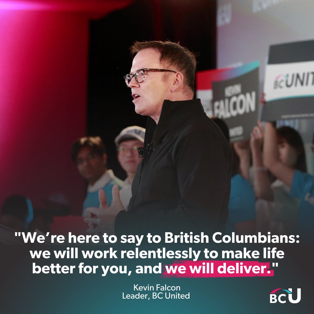 voteBCUnited's tweet photo. BC United is more than just a new name...

We're focused on results, not rhetoric. On optimism and hope, not despair and division.

We’re about taking on BC's biggest challenges and seizing our province's greatest opportunities. #BCUnited https://t.co/ewnhUeEFDZ