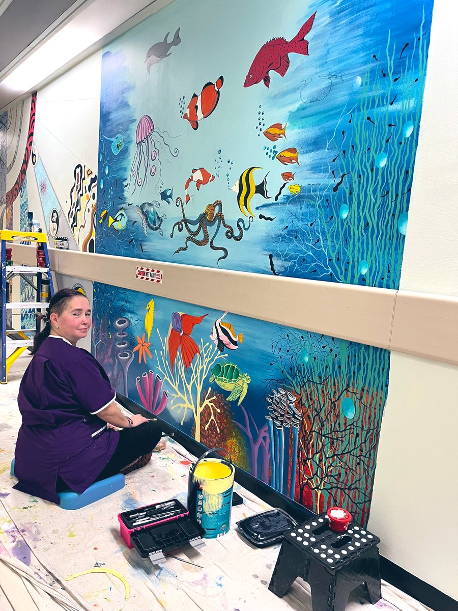 DRMNALI's tweet photo. @Ssmithy44”the artist” does some amazing work! She is determined to give her all and her best. Lunch whilst working as well! Common @BTHFT come and visit Lynn and give her some more ideas! @SLH_BTHFT https://t.co/leExqs3liE