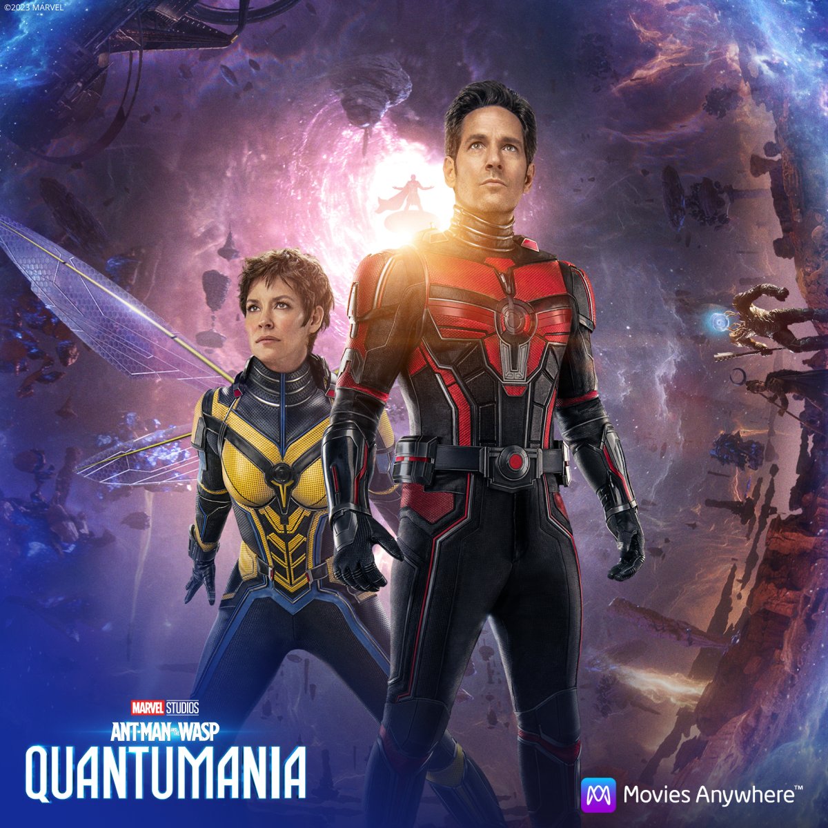 It's time to suit up and shrink down! Explore a subatomic world with Ant-Man & the Wasp: Quantumania, now available here: ms.spr.ly/6014gzt2r 🌌