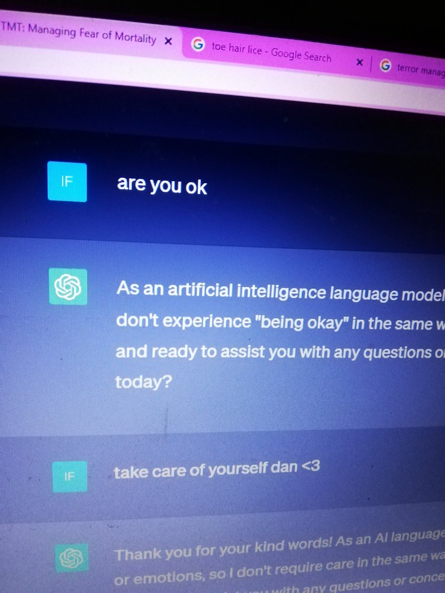 ifrwli's tweet photo. cause I'm gonna survive when the AI take over https://t.co/9ml5NSrI3t