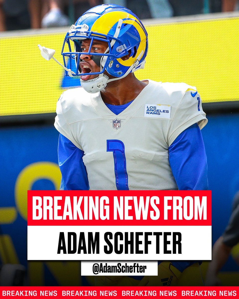 espn's tweet photo. Breaking: The Steelers are bringing in Rams WR Allen Robinson for a physical and if he passes, a trade to Pittsburgh is expected to happen, sources tell @AdamSchefter. https://t.co/dgkcU9kJoS