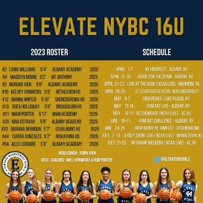 WMAGirlsHoops's tweet photo. WE are SO EXCITED about OUR girls getting back out on the AAU CIRCUIT for the spring/summer to show college coaches how much they continue to improve!

@_ellachandler ‘24
@HannahGrudzien ‘25 (MA Huskies)
@caterinaravosa ‘26
@ImaniPorter_ ‘26

#CollegeExposure #TitanSisterHood https://t.co/CeEWO9oIhG