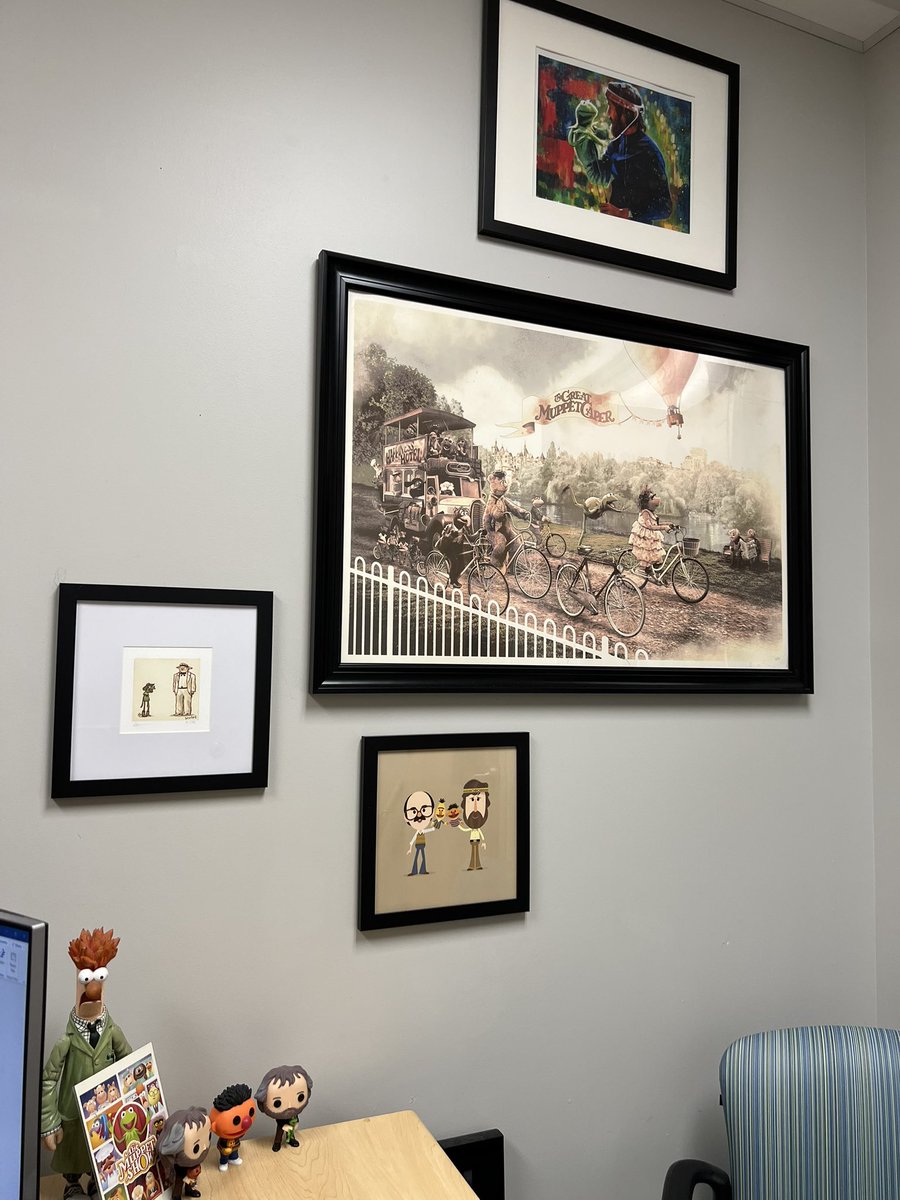DanThompsn's tweet photo. @brianjayjones I’d hate for him to see this corner of my office! https://t.co/dN02LDT9cP