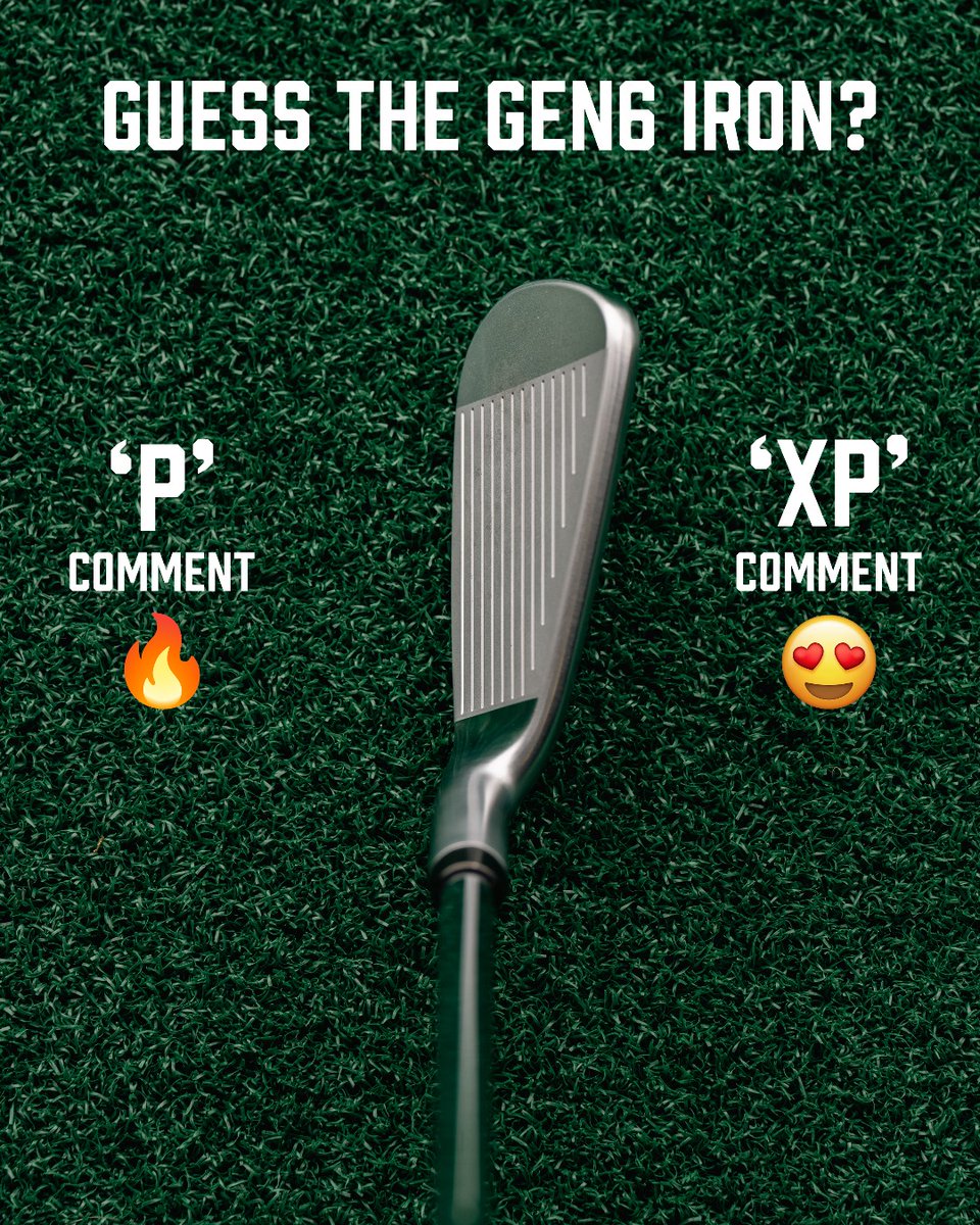 Guess the GEN6 Iron! Is it ‘P' or 'XP’? Comment below!

#PXGUK #PXG #PXGTroops #GolfInstagram