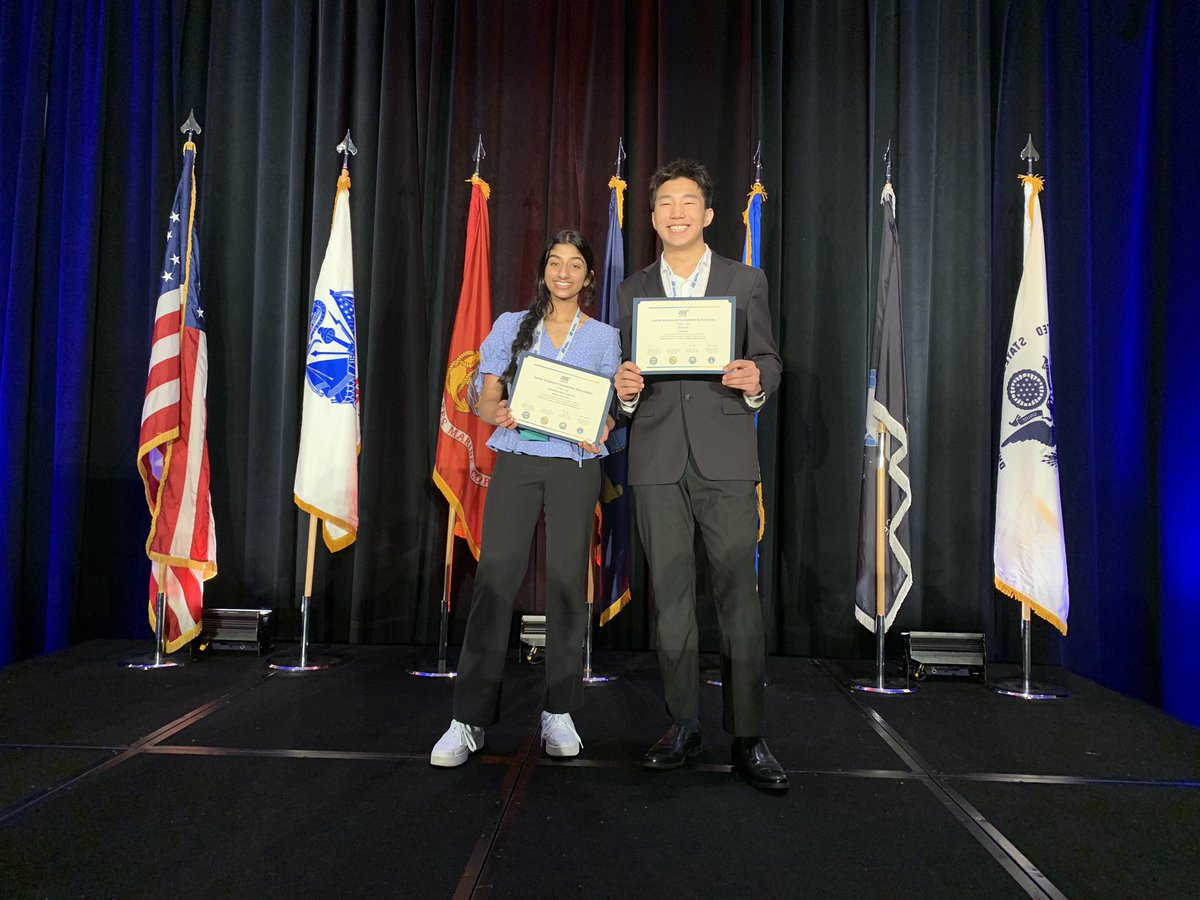 sirihaasa's tweet photo. Thank you @Go_JSHS  for an amazing time at nationals! I was honored to win 3rd in medicine in health for my research. Everyone I met was truly astounding and the Illinois delegation rocks! #NJSHS23 https://t.co/0KHcc1hU1g